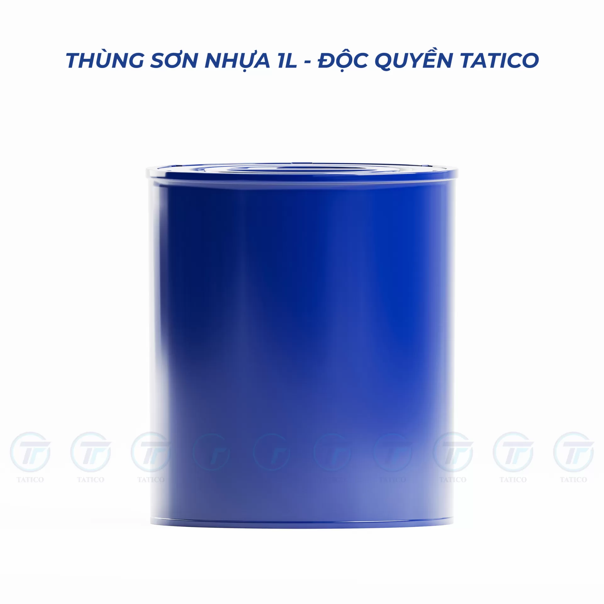 Vỏ thùng sơn nhựa 1L (mẫu độc quyền Tatico)